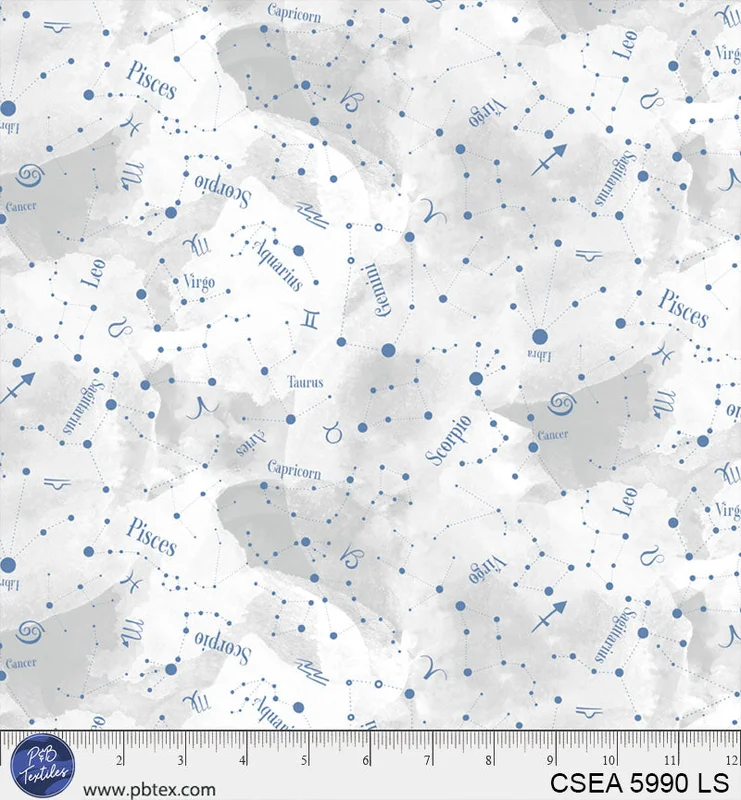 CELESTIAL SEASONS: Zodiac Constellations (1/4 Yard)