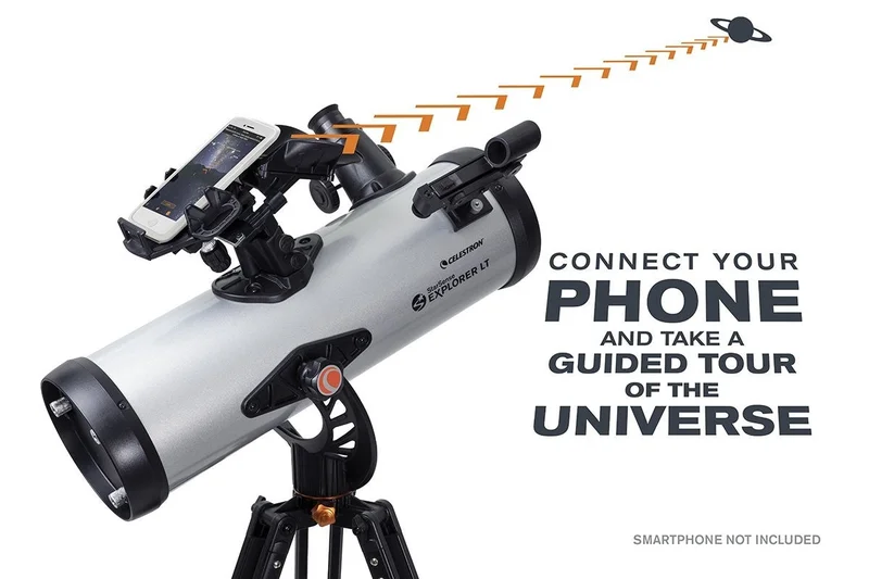 Celestron Starsense Explorer LT 114AZ Smartphone App-Enabled Newtonian Reflector Telescope 22452