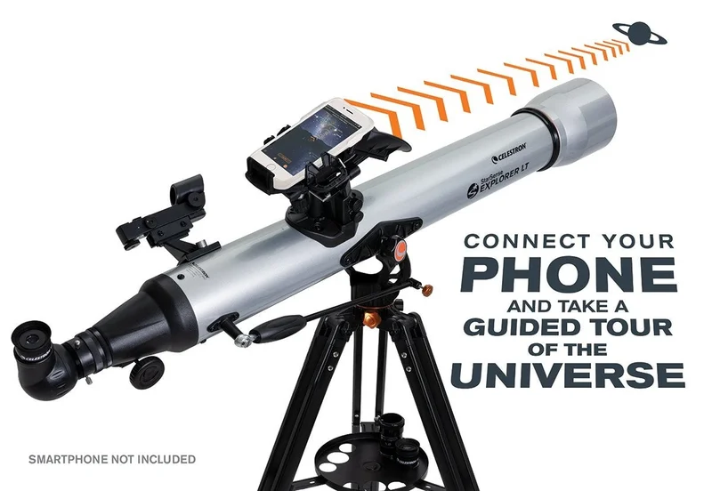 Celestron Starsense Explorer LT 80AZ Smartphone App-Enabled Refractor Telescope 22451