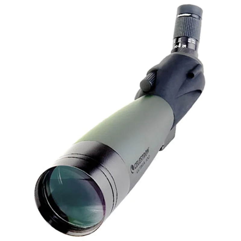 Celestron Ultima 100 Angled Viewing 100mm Spotting Scope, 22-66x Zoom  52252