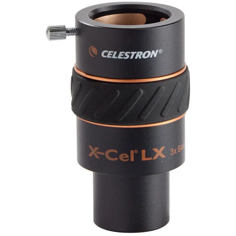 Celestron X-Cel LX 3X 3-Element Barlow For 1.25" Eyepieces 93428
