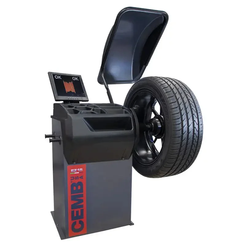 Cemb EZ15 3D Space Saving Wheel Balancer w/ Touch Screen