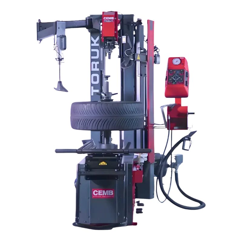 Cemb TORUK Leverless Automatic Center Post Tire Changer, 30" Capacity