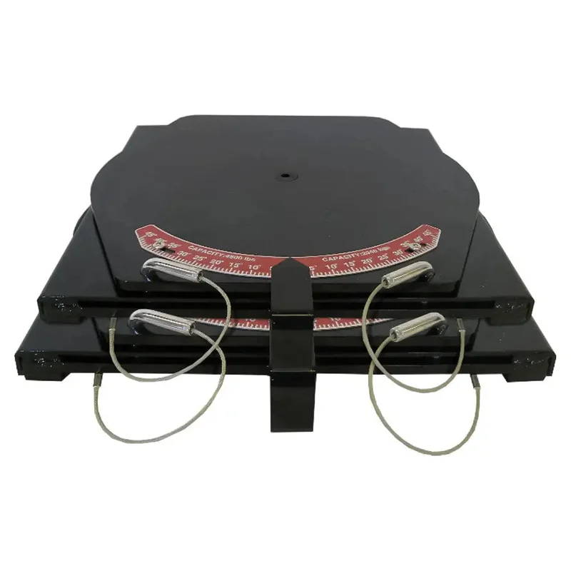 Cemb Turnplates for Alignment Lift, Mild Steel, Pair, 4.5K lbs/Plate - 1300025140P