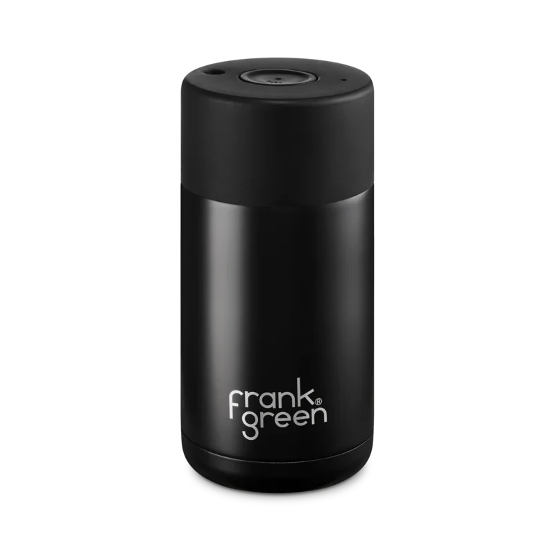 Ceramic Reusable Cup 12oz, Midnight