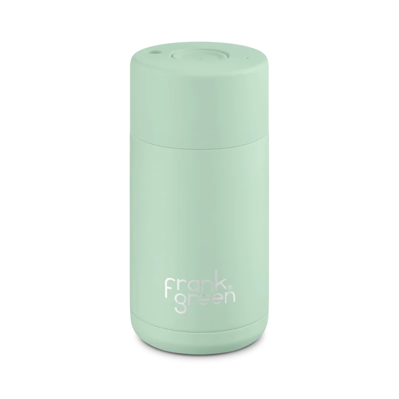 Ceramic Reusable Cup 12oz, Mint Gelato