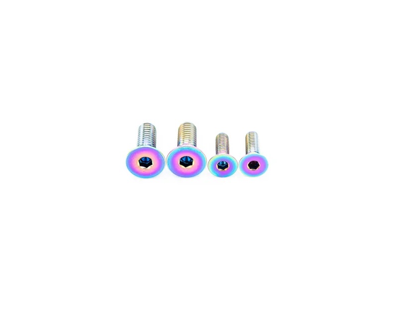 Ceramicspeed OSPW Cage Bolts - Titanium Rainbow Oil Slick