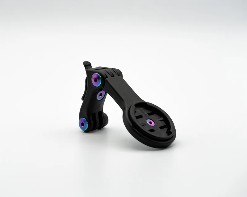 Cervelo Light and Computer Mount Titanium Bolt Kit Rainbow Oil Slick