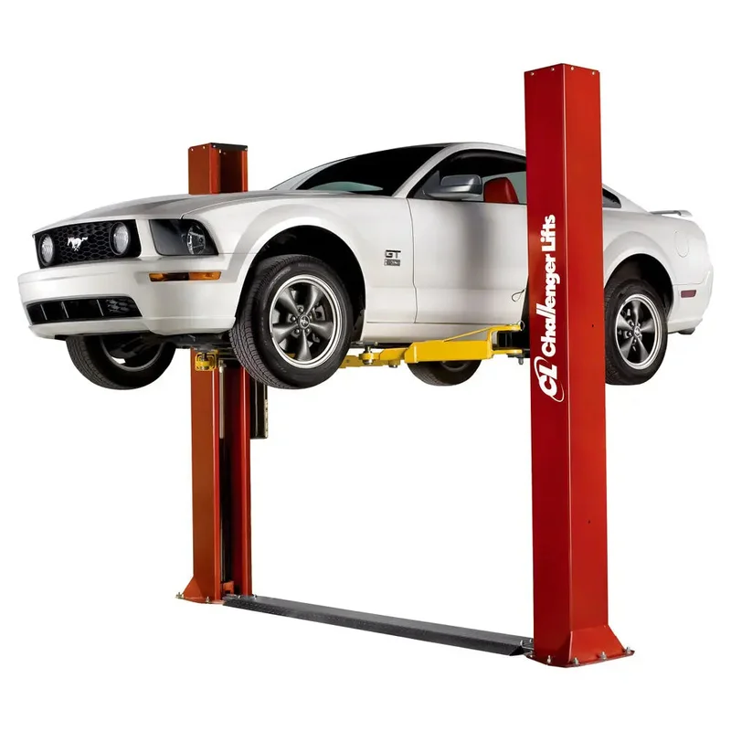 Challenger 9K Low Ceiling 2-Post Lift - CLFP9 Red