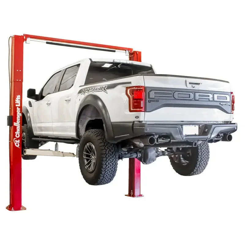 Challenger VLE10 10K Versymmetric Car Lift Red
