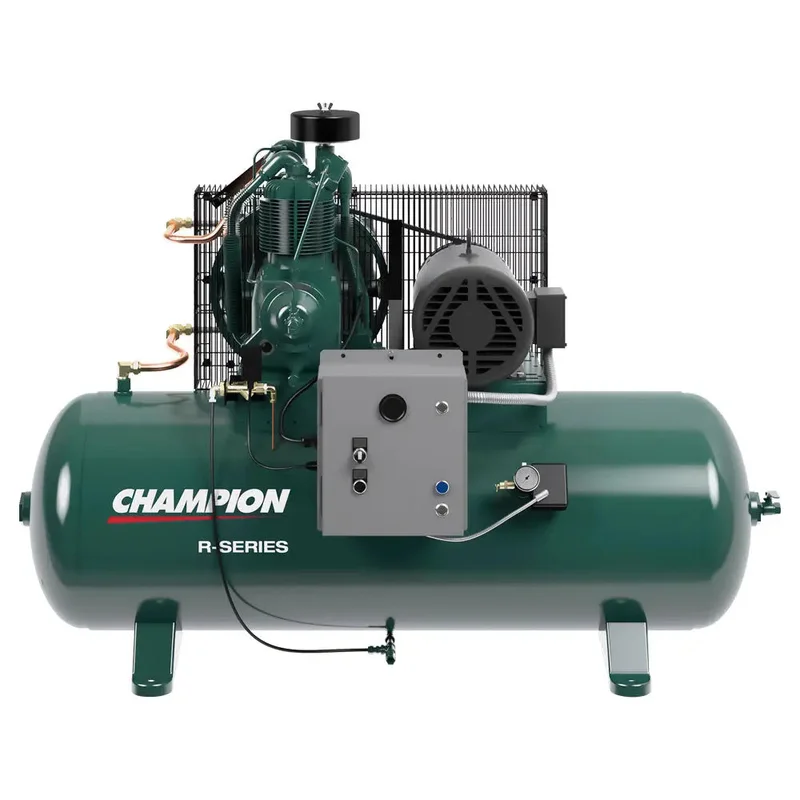 Champion 3HP R-Series Horiz. Air Compressor, 120Gal, R10 Pump - HR3F-12