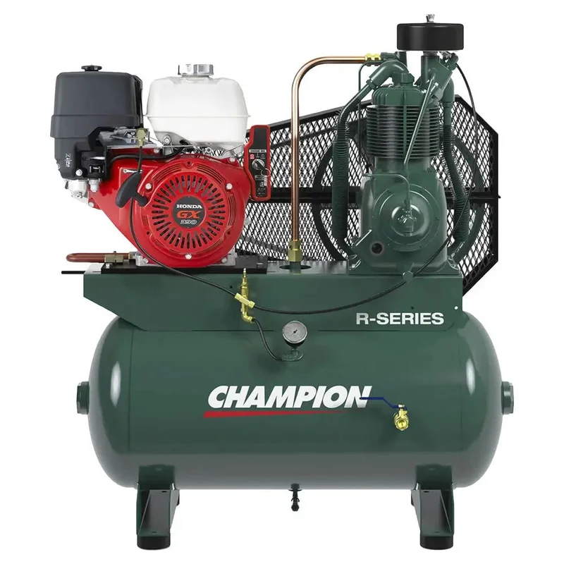 Champion 60 Gal R Series Honda Air Compressor, 13 HP Horz