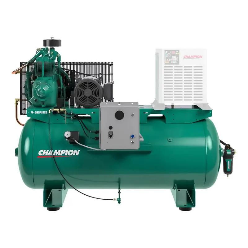 Champion 7.5HP R-Series Horiz. Air Compressor, 120Gal, R15 Pump - HR7F-12