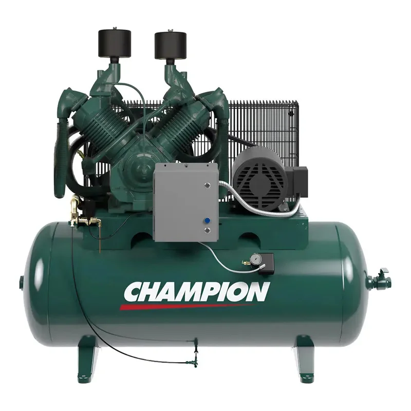 Champion HR20-12 R-Series 20HP Horz Air Compressor, R70 Pump (120 Gal)