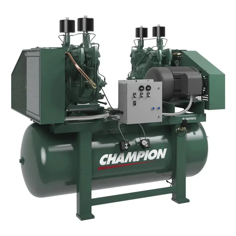 Champion HR30D-24 R-Series 30HP Duplex Air Compressor, R70 Pumps (240 Gal)