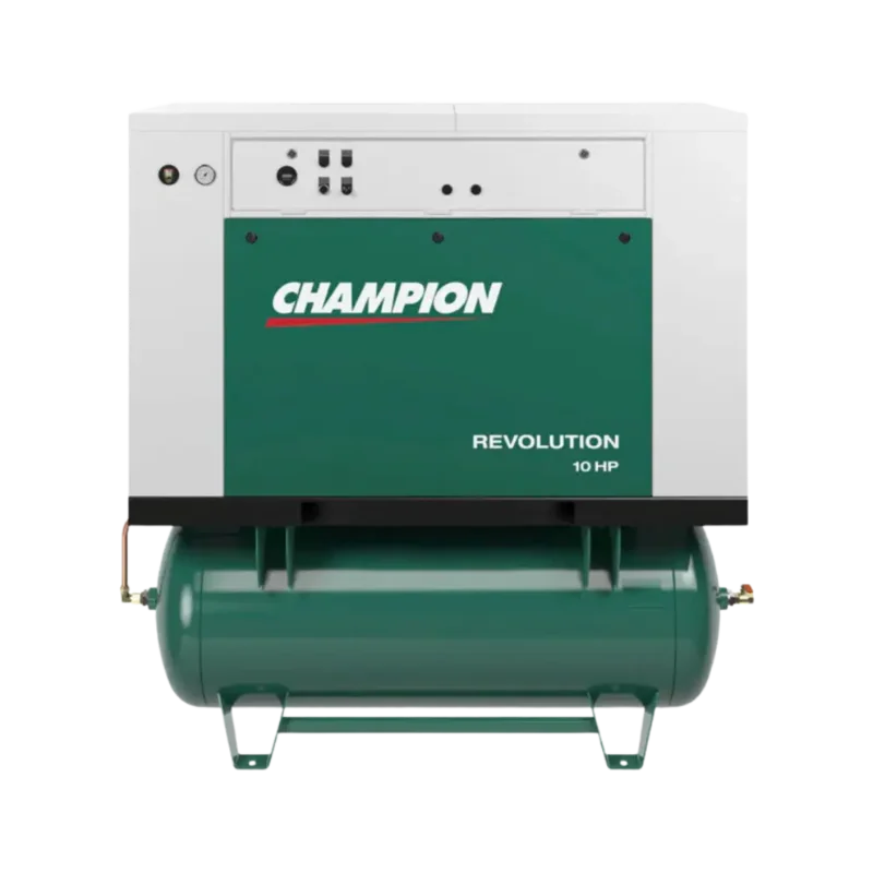 Champion Revolution HQR1012 10 HP Quiet Enclosed Air Compressor, 120 Gal, 230V - 3 Ph, 175 PSI
