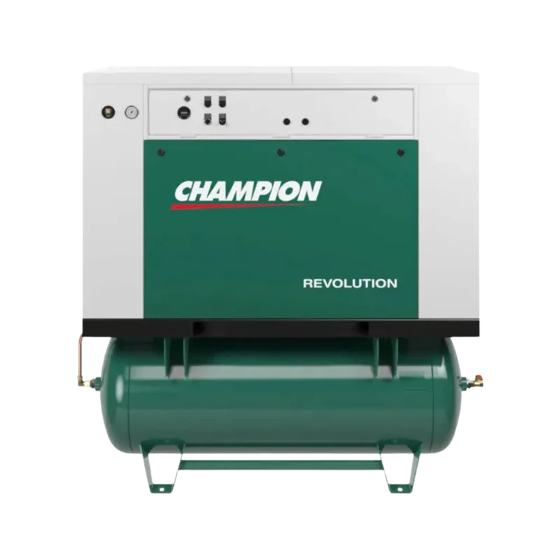Champion Revolution HQR15F-12 15 HP Quiet Enclosed Air Compressor, 120 Gal, 230V - 3 Ph, 46.6 CFM @ 175 PSI