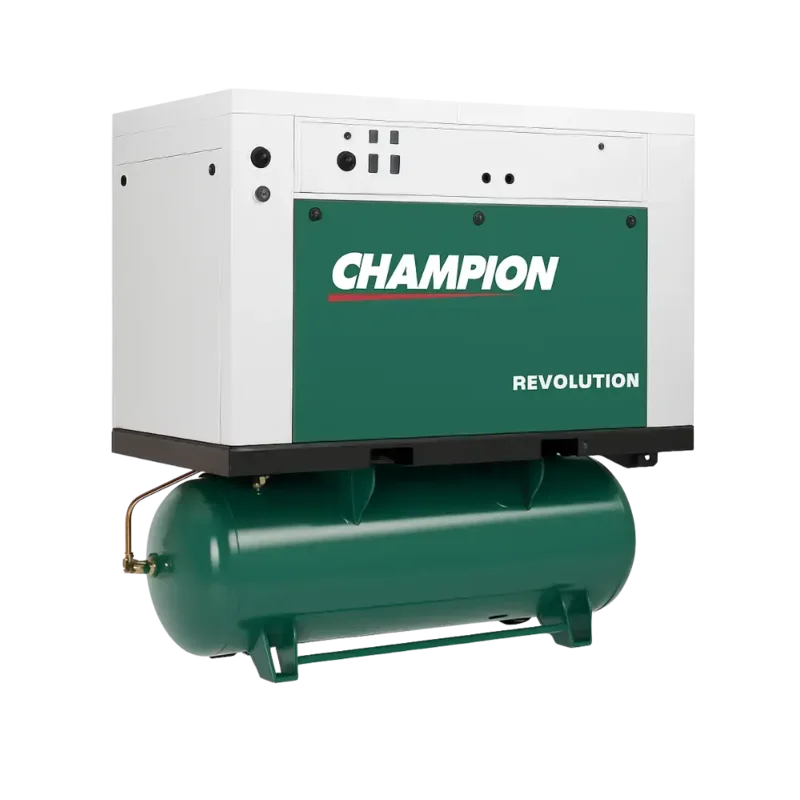 Champion Revolution HQR7F8 7.5 HP Quiet Enclosed Air Compressor, 80 Gal, 230V - 1 Ph, 175 PSI