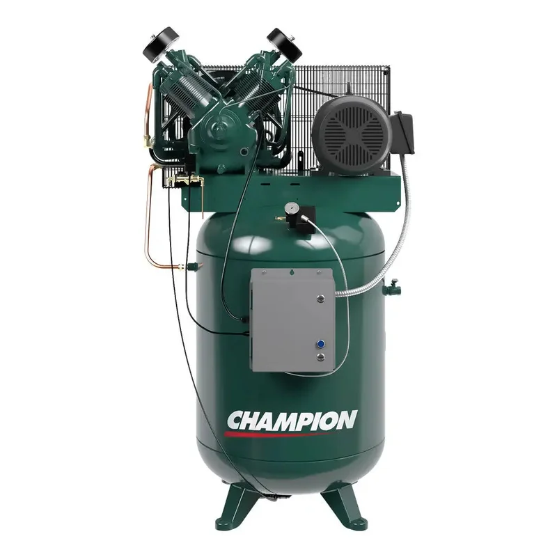 Champion VR15F-12 R-Series 15 HP Vert Air Compressor, R30 Pump (120 Gal)