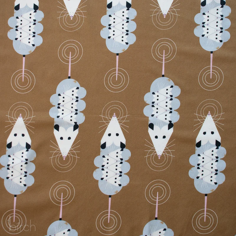 Charley Harper NURTURE VOL 3: Passel of Possums (1/4 Yard)