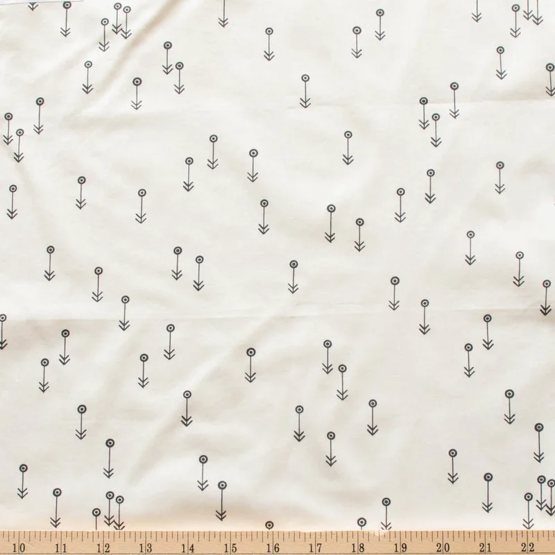 Charley Harper The Desert: Desert Flowers Cream (1/4 Yard)