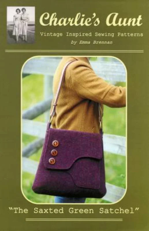 Charlie's Aunt: Saxted Green Satchel Pattern