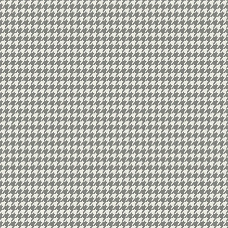 Checkered Elements: Houndstooth- Fog (1/4 Yard)