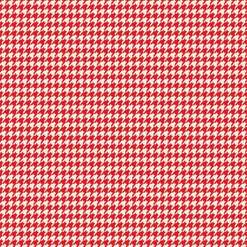 Checkered Elements: Houndstooth- Rouge (1/4 Yard)