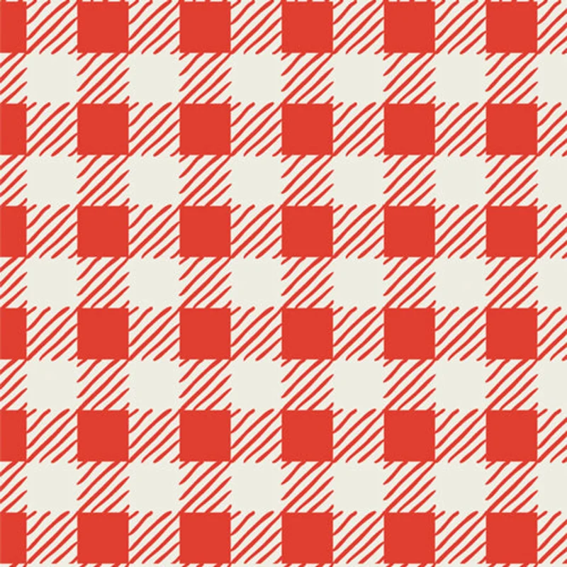 CHRISTMAS IN THE CABIN: Checkered Charm in Flannel (1/4 Yard)