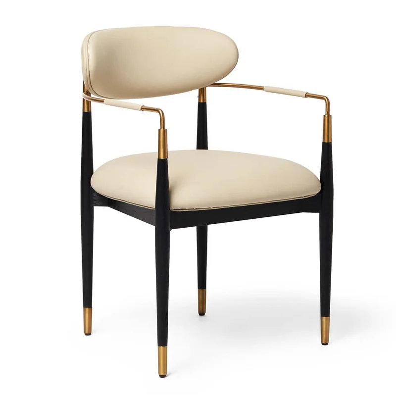 Cidra Chair, Matte Black/ Latte