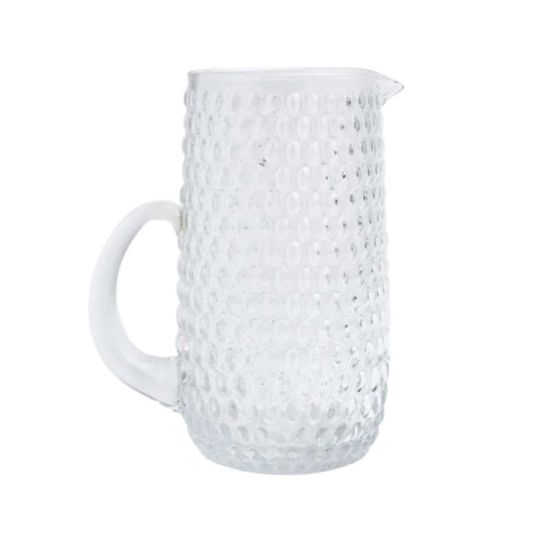 Claire Hand Blown Clear Pitcher