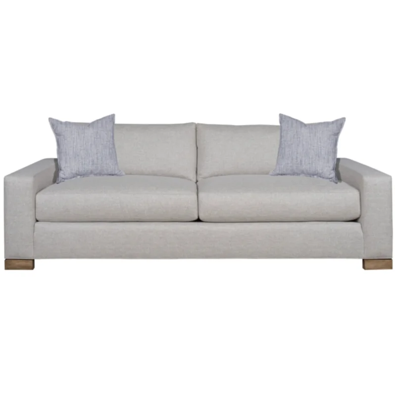 Claremont Queen Sleep Sofa, 83.5", Tarbee Pebble Performance Fabric
