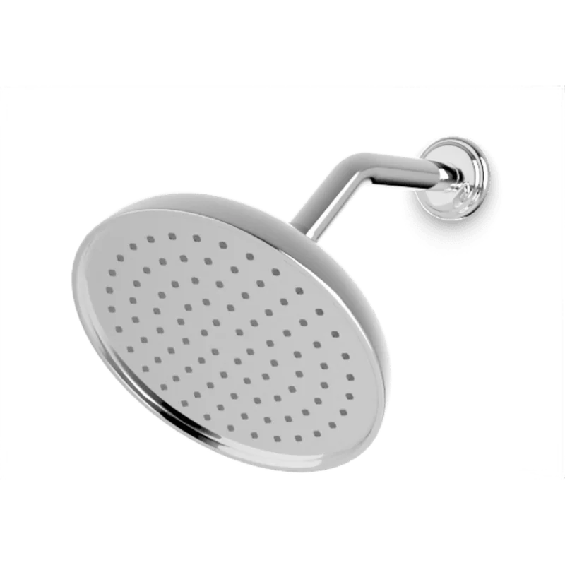 Classic 8" Shower Head on Angled Arm