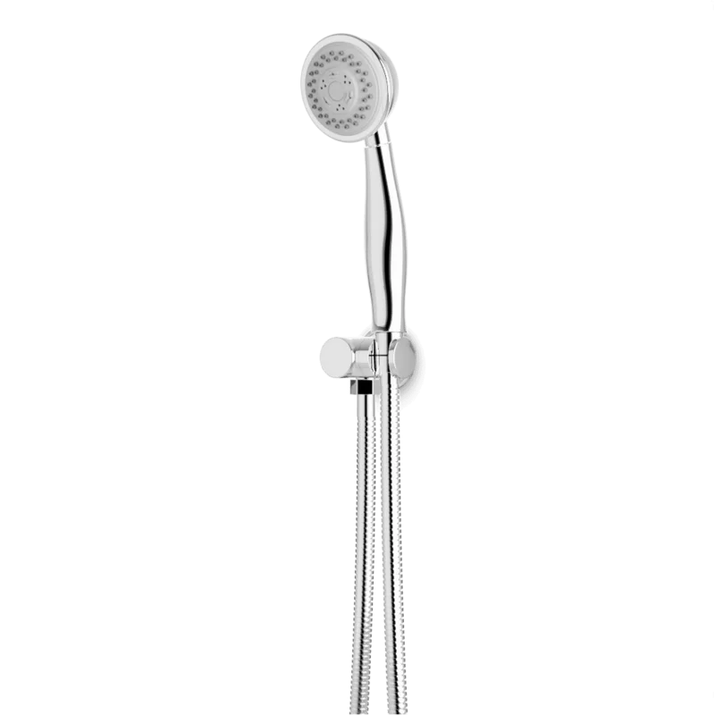 Classic Multifunction Flexible Hose Hand Shower Kit on Pivoting Hook
