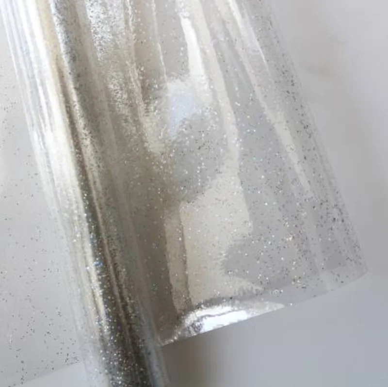 Clear Glitter Vinyl