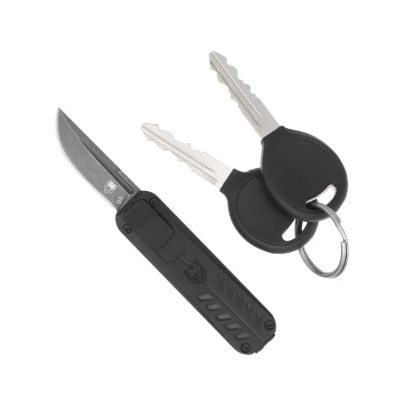 Cobra Tec California OTF 928SB Black - Drop Not Serrated