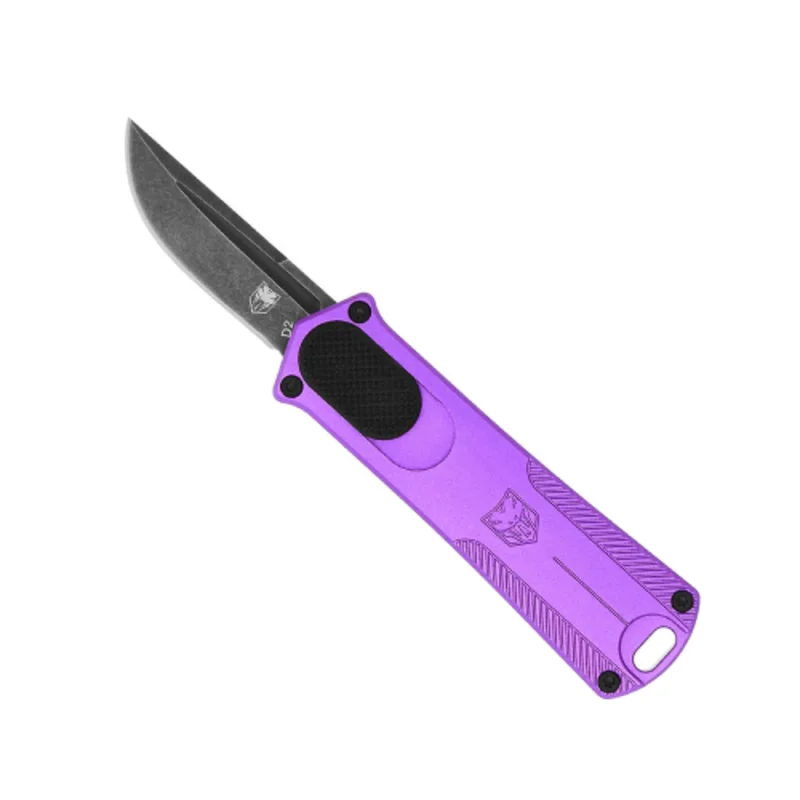 Cobra Tec California OTF 952-Purple - Drop Not Serrated
