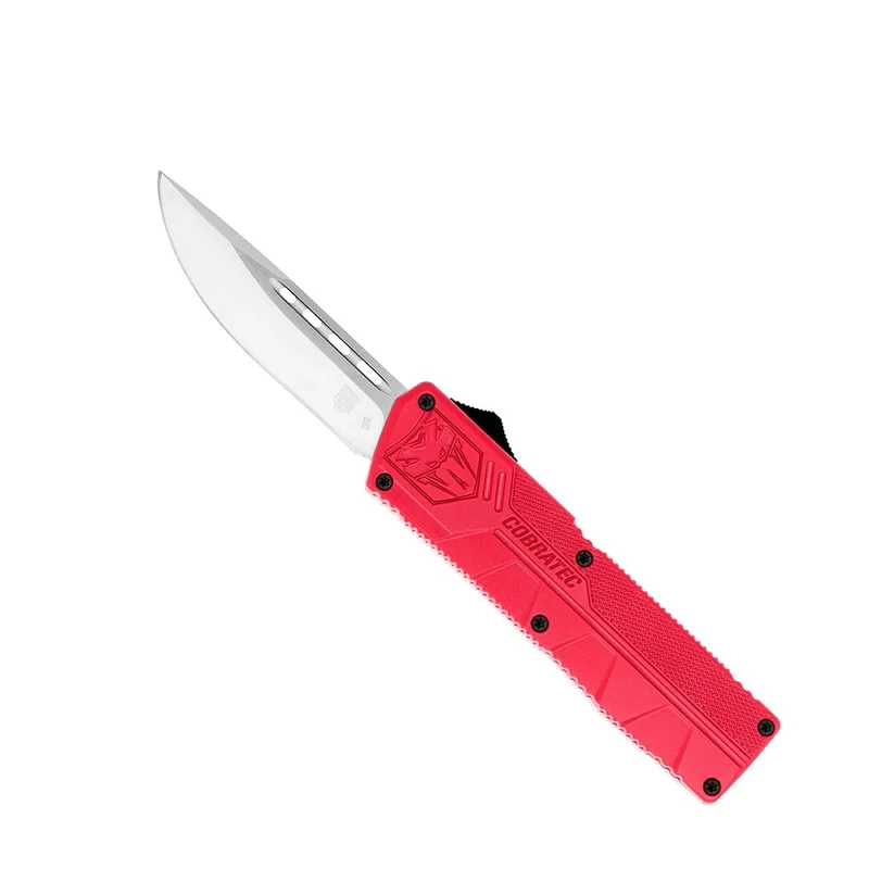 Cobra Tec Lightweight Red - Drop Not Serrated