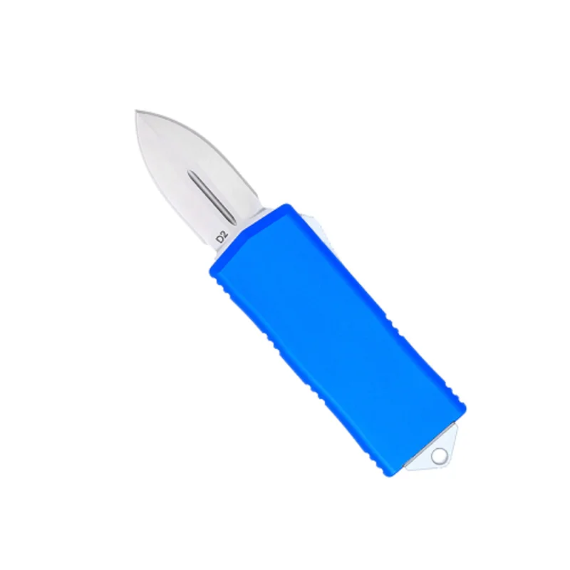 CobraTec BLUOTFMC - Blue OTF Money Clip Dagger Not Serrated