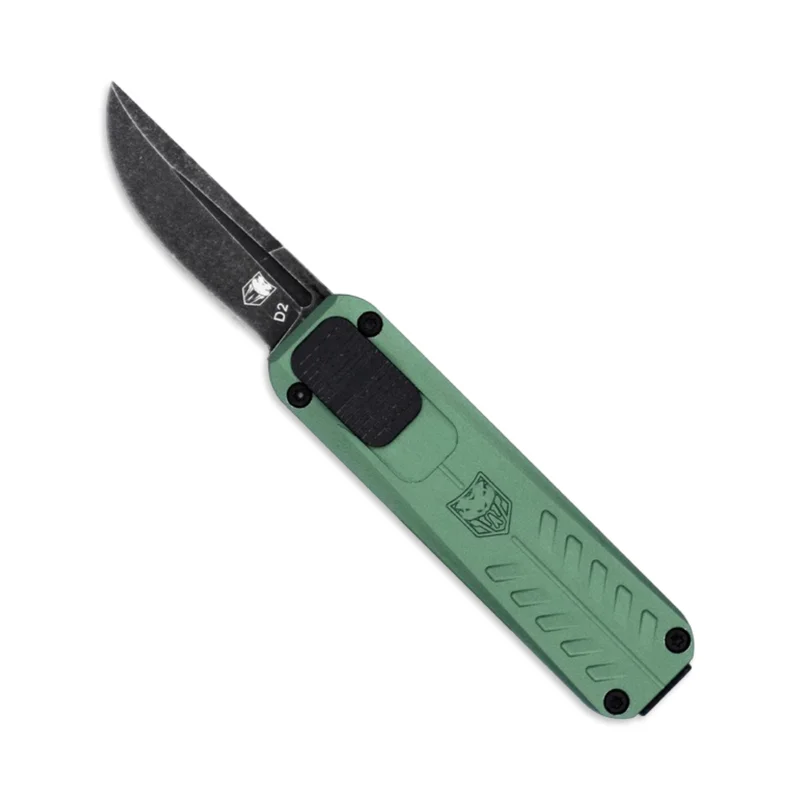CobraTec California OTF 928SB OD Green - Drop Not Serrated