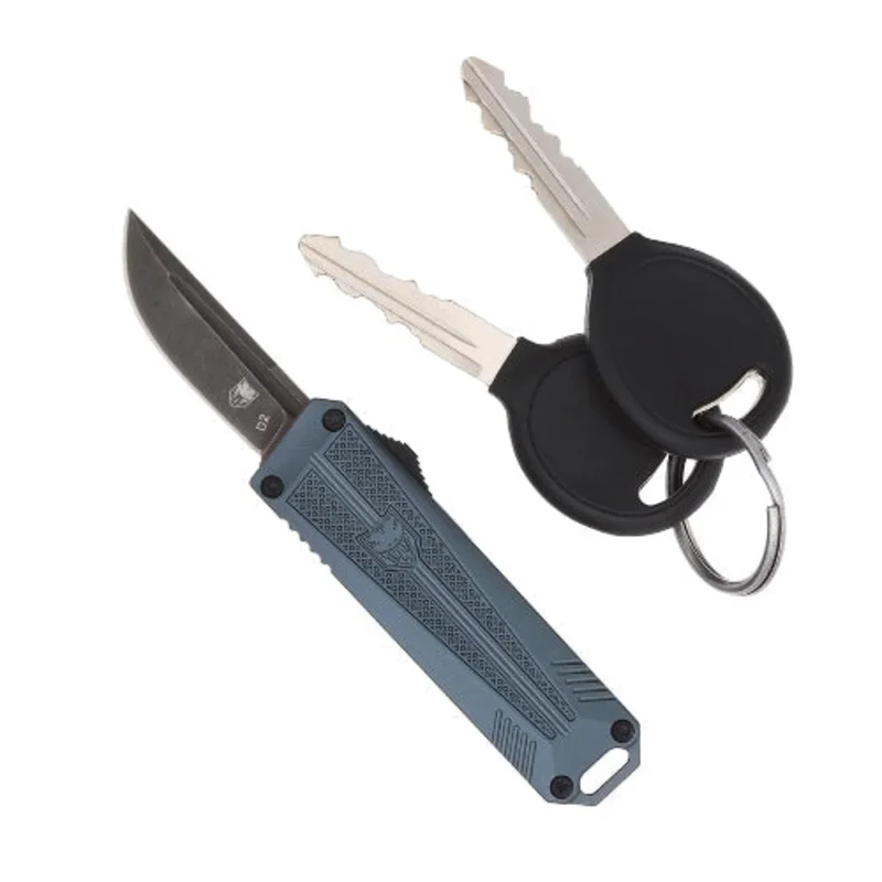 CobraTec California OTF 929TB-Grey - Drop Not Serrated