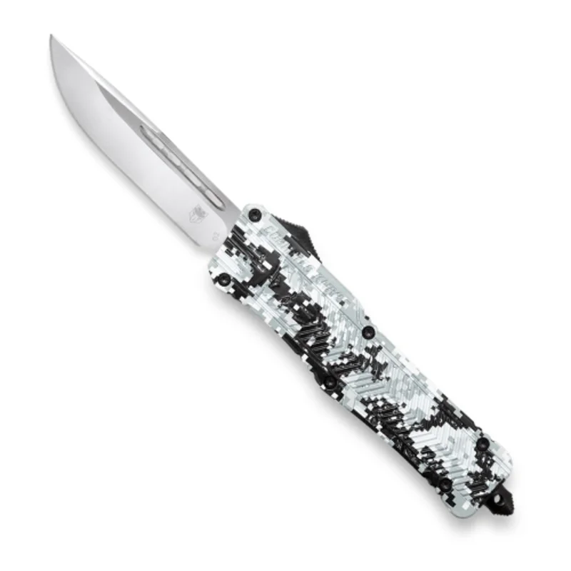 CobraTec Large CTK-1 Winter Digi Camo - Drop Not Serrated