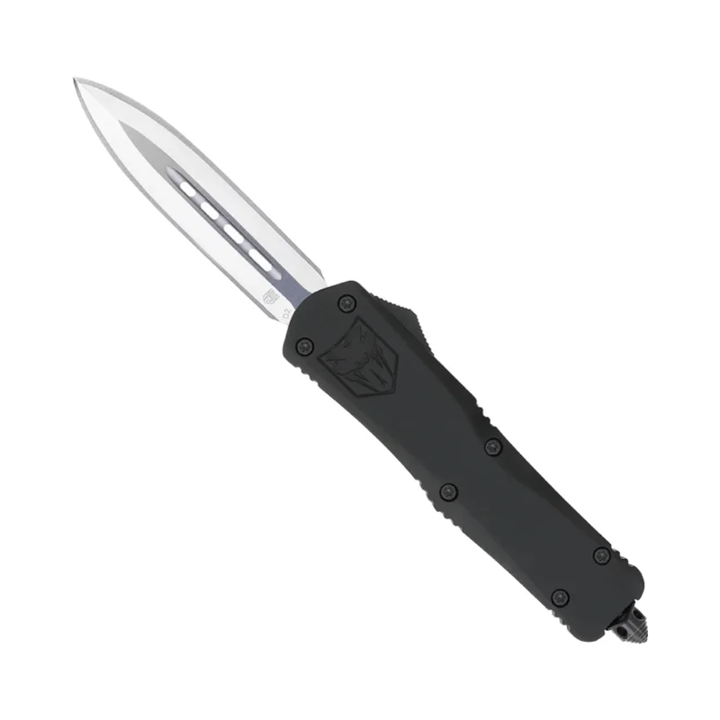 CobraTec Large FS-3 Black - Dagger Not Serrated