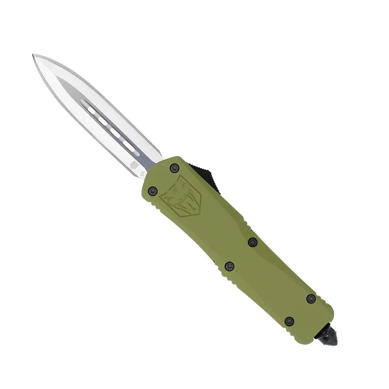 CobraTec Large FS-3 OD Green - Dagger Not Serrated