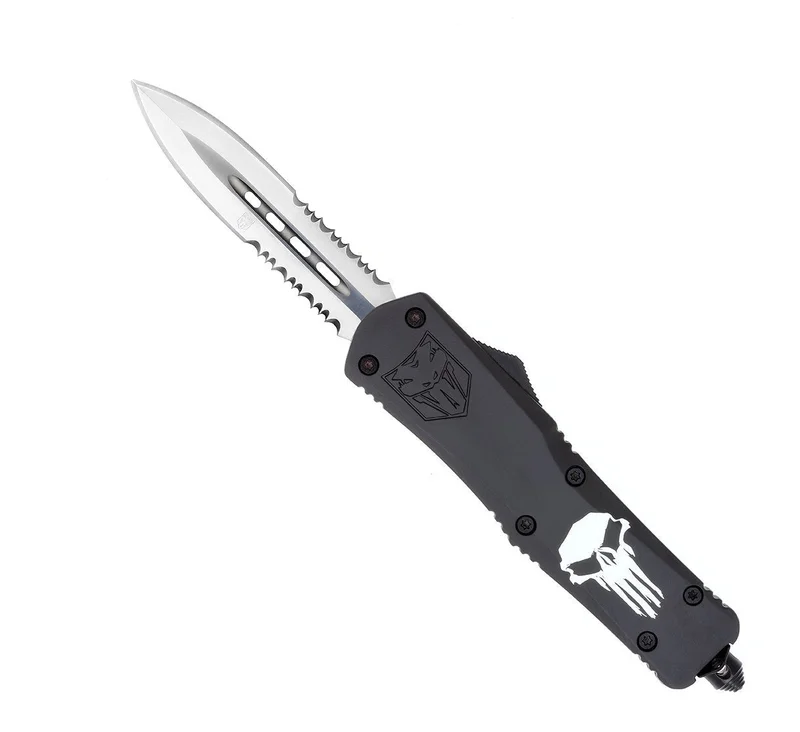 CobraTec Large FS-3 Punisher - Dagger 2-Sided Serrated