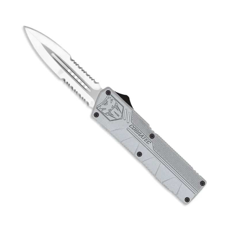 CobraTec Lightweight Grey - Dagger 2 Side Serrated