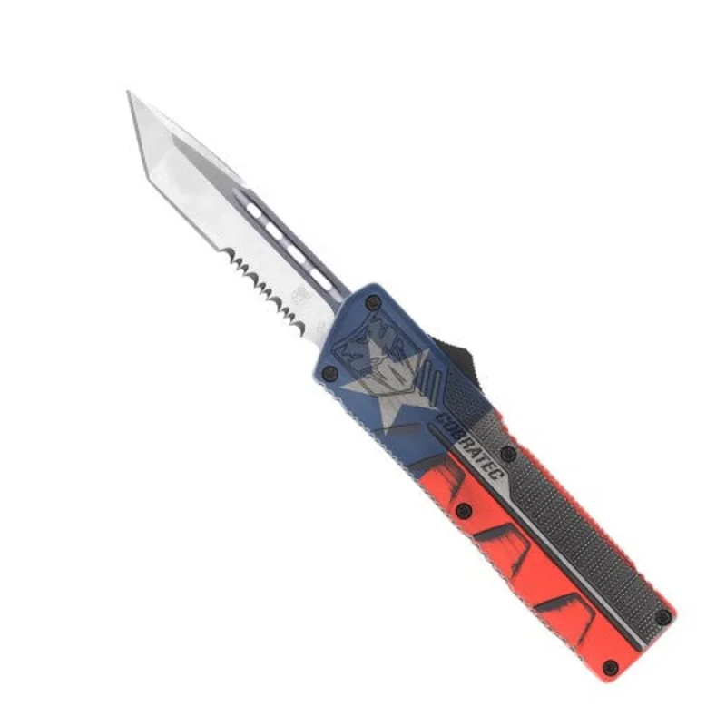 CobraTec Lightweight Texas (Cerakote) - Tanto Serrated
