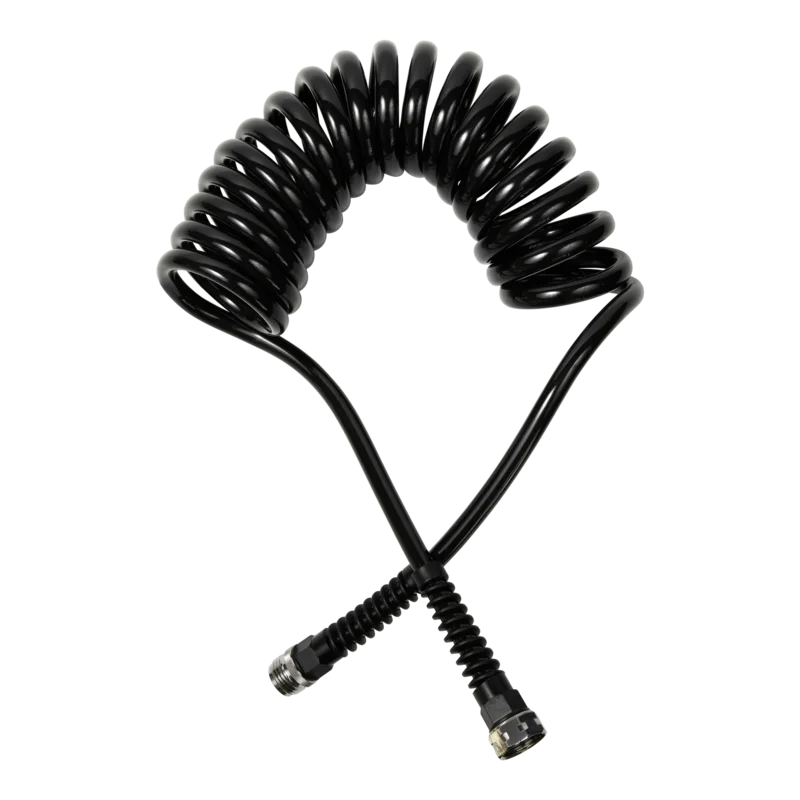 Coil Hose 15' Black