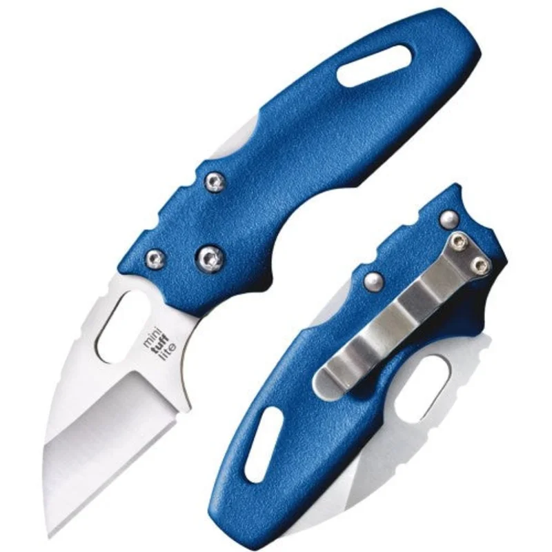 Cold Steel Mini Tuff Lite-Plain Edge - Blue