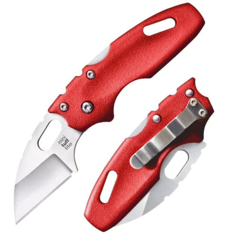 Cold Steel Mini Tuff Lite - Plain Edge - Red